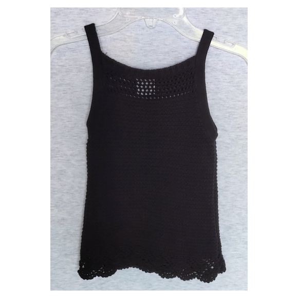 Abercrombie Kids Square Neck Sweater Tank - Black - 7/8 - Picture 2 of 5